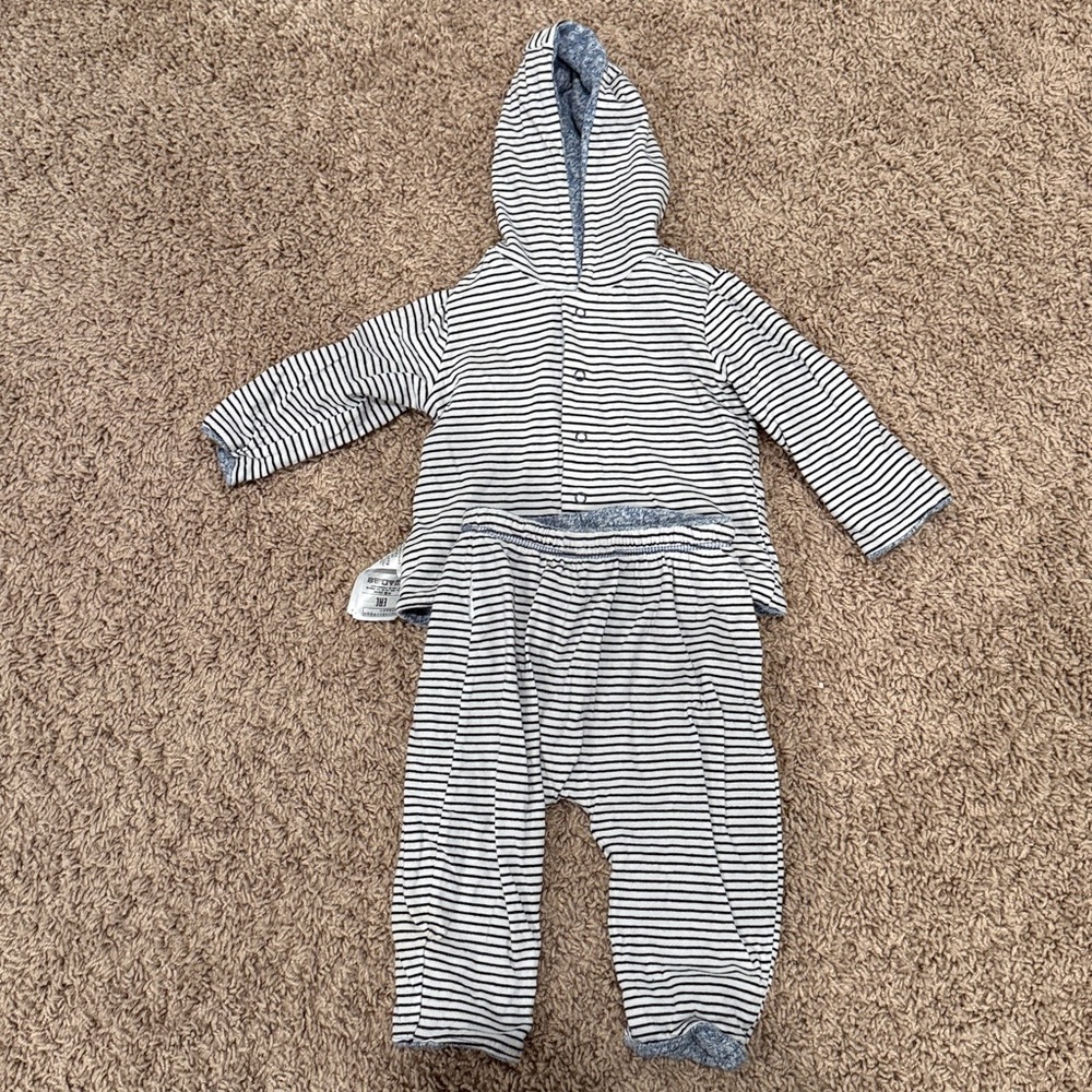 Reversible Gray Hooded Kids Shirt and Pants